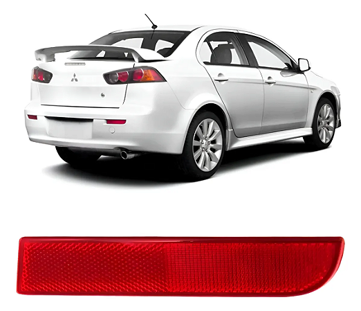 Refletor Parachoque Traseiro Direito Lancer 2011 2012 2013 2014 2015 2016 2017 2018 2019