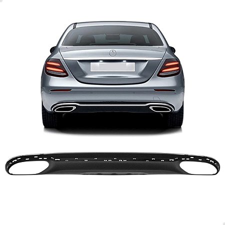 Spoiler Parachoque Traseiro Mercedes Classe E E250 E300 Exclusive 2016 2017 2018 2019 2020 Novo