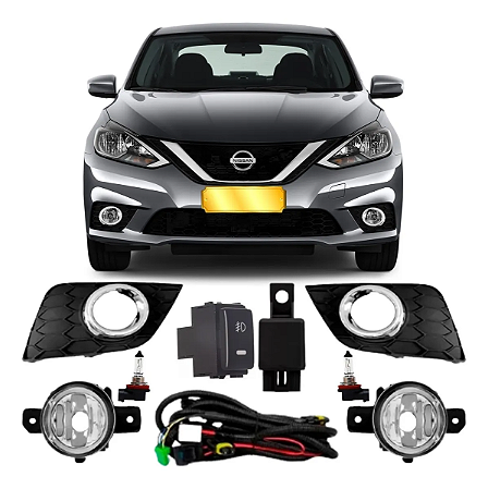Kit Farol de Milha Transformação Sentra 2017 2018 2019 2020 622564AF0A 622574AF0A