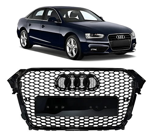 Grade Superior Dianteira Preto Rs4 Para Audi A4 2013 14 2016 8KD853651A