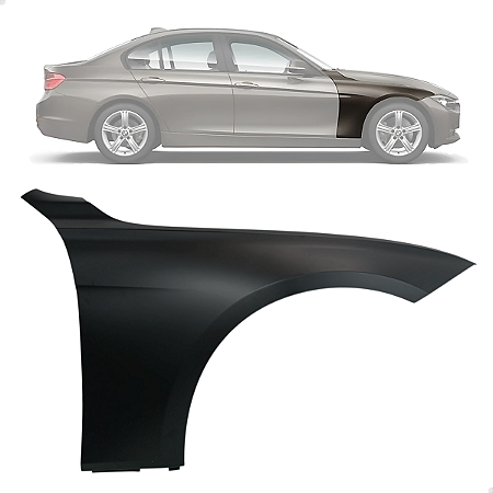 Paralama Dianteiro BMW 316i 320i 328i 2013 2014 2015 2016 2017 2018 Direito Passageiro 41007438440