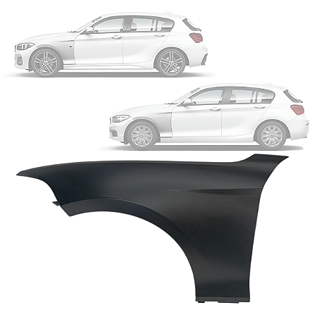 Paralama Dianteiro BMW F20 116i 118i 120i 125i 2012 2013 2014 2015 2016 2017 2018 2019 Esquerdo Motorista 41007284645