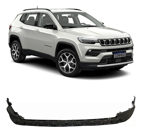 Spoiler Inferior Parachoque Jeep Compass 2021 2022 2023 2024 2025 2026 Novo