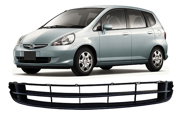 Grade Inferior Central Parachoque Dianteiro Honda Fit 2007 2008
