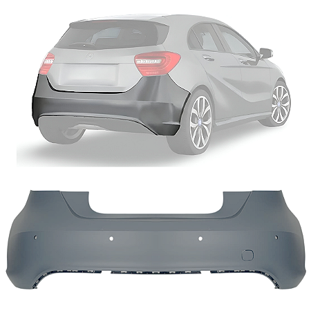 Parachoque Traseiro Mercedes A200 2013 2014 2015 A1768800540