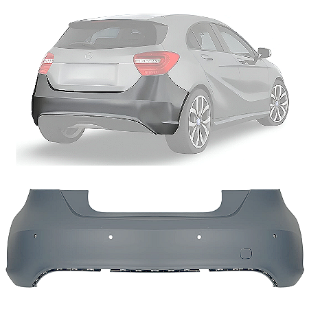 Parachoque Traseiro Mercedes A200 2013 2014 2015 2016 2017 2018 A1768800540