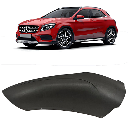 Spoiler Inferior Parachoque Dianteiro Gla250 45 Amg 2018 2019 2020 Lado Esquerdo Motorista
