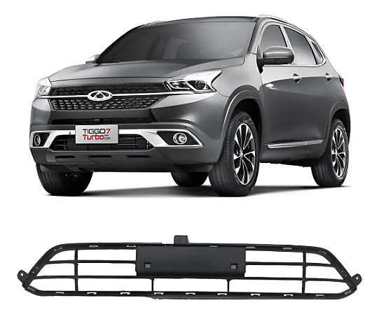 Grade Inferior Parachoque Dianteiro Chery Tiggo 7 2019 2020 2021 2022 T15-2803549PA