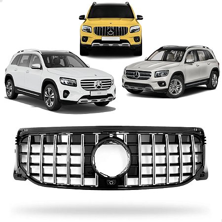 Grade Superior Dianteira GTR Friso Cromado Mercedes Glb 200 2020 2021 2022 2023 2024 2025 A247880200