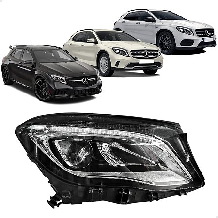 Farol Led Mercedes Gla 200 250 45 AMG 2018 2019 2020 Direito Passageiro A1569067600