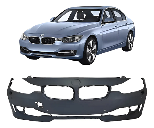 Parachoque Bmw Serie 3 320i 335i 2013 2014 2015 Furo Sensor