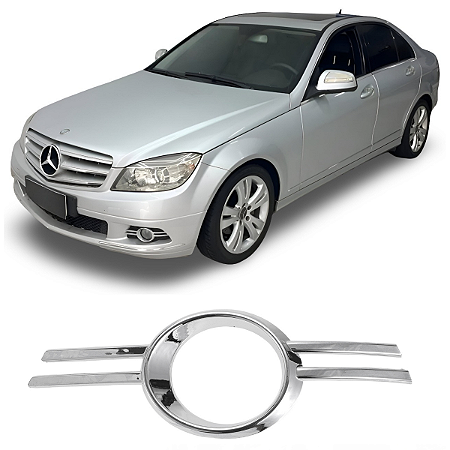 FRISO ARO GRADE MILHA MERCEDES C200 C280 2007 2009 ESQUERDO