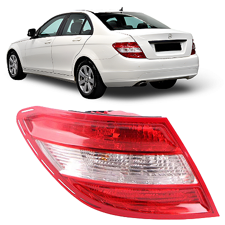 Lanterna Traseira Esquerda Mercedes C180 C200 C280 2007 2008 2009 2010 2011 A2048200164