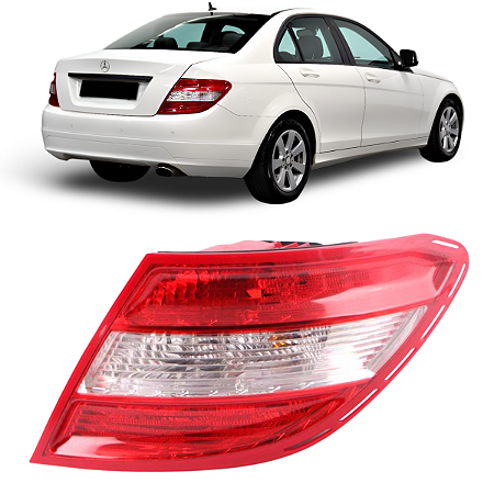 LANTERNA TRASEIRA MERCEDES C180 C200 2007 2010 2011 DIREITO