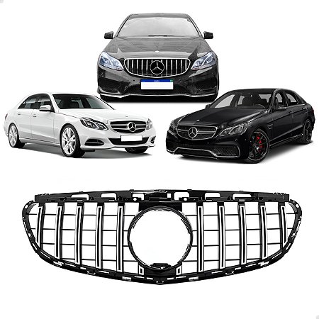 Grade Superior GTR Cromado Mercedes E250 E350 E400 E63 AMG 2014 2015 2016 A2128850822