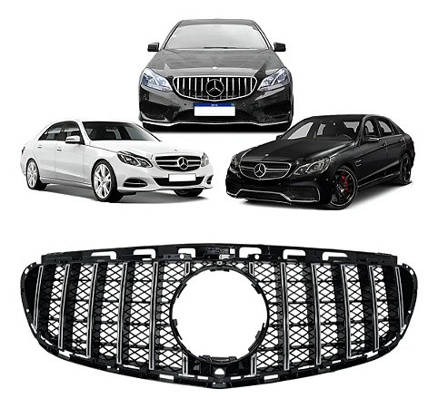 Grade Superior GTR Cromado Mercedes E250 E350 E400 E63 AMG 2014 2015 2016 A2128850822