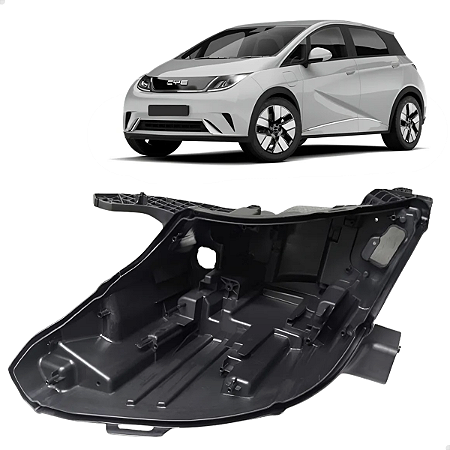 Carcaça Farol Byd Dolphin 2023 2024 2025 2026 Lado Esquerdo Motorista