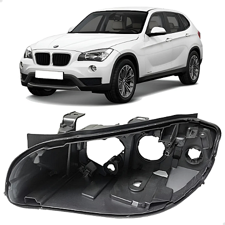 Carcaça Farol Xenon Bmw X1 E84 2009 2010 2011 2012 Esquerdo