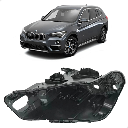 Carcaça Farol Full Led Bmw X1 F48 2016 2017 2018 Esquerdo Motorista