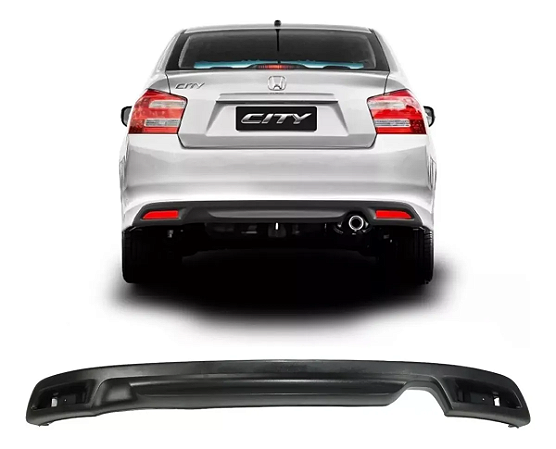 Spoiler Apliquue Parachoque Traseiro Honda City 2012 2013 2014 71502tm0t Novo