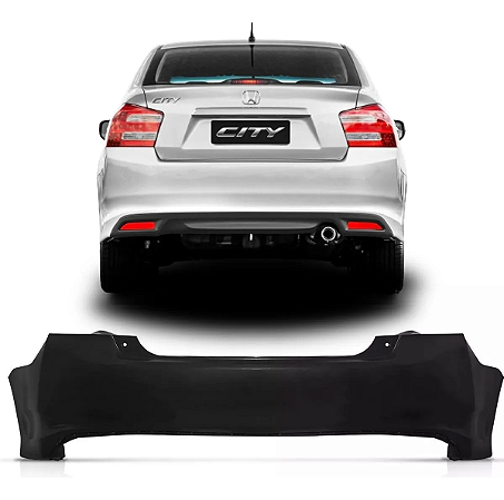 Parachoque Envolvente Traseiro Honda City 2012 2013 2014