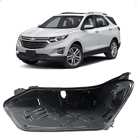 Carcaça Farol Led Equinox 2017 2018 2019 2020 2021 Esquerdo Motorista