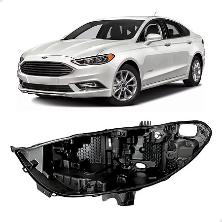 Carcaça Farol Led Fusion 2017 2018 2019 HS7Z13008AA Esquerdo Motorista
