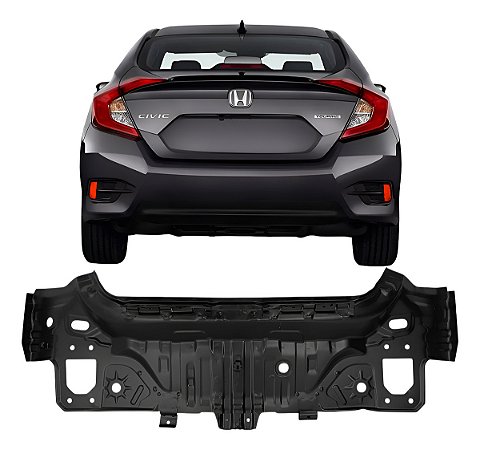 Painel Traseiro Suporte Parachoque Civic 2017 2018 2019 2020 2021