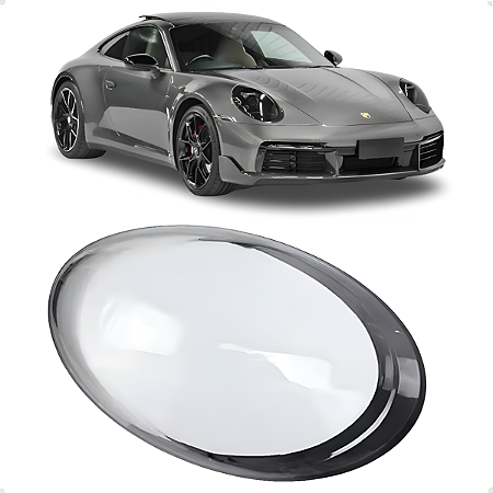 Lente Farol Porsche 911 992 Carrera 2020 2021 2022 2023 2024 Direito Passageiro