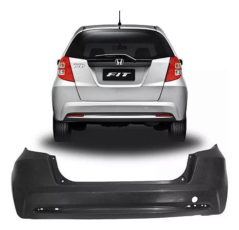 Parachoque Envolvente Traseiro Honda Fit 2013 2014 Novo