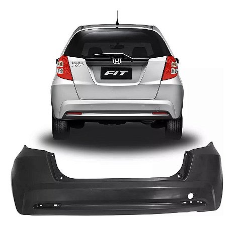 Parachoque Envolvente Traseiro Honda Fit 2013 2014 Novo