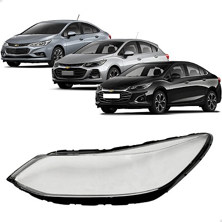 Lente Farol Dianteiro Cruze Lt Ltz RS Midnight Sport6 Premier 2017 2018 2019 2020 2021 2022 2023 2024 Esquerdo Motorista 42680775 42680777