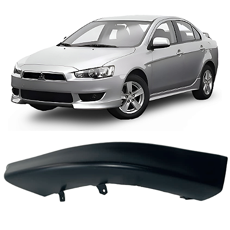 Spoiler Parachoque Dianteiro Lancer 2011 2012 2013 2014 2015 2016 2017 2018 2019 Lado Motorista