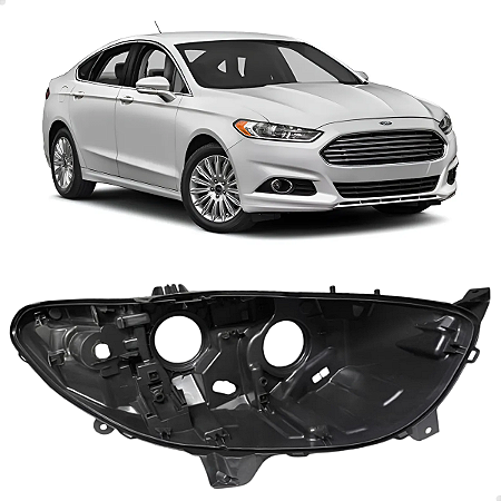 Carcaça Farol Fusion 2013 2014 2015 2016 Lado Direito Passageiro