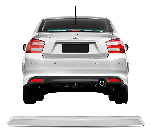 Friso Cromado Régua Do Porta Malas City 2009 2012 2013 2014