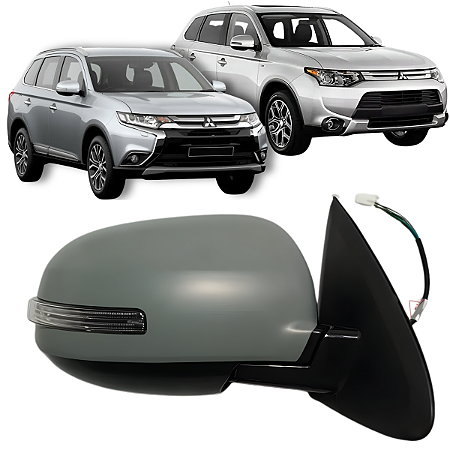 Retrovisor Retratil Passageiro Outlander 2014 2015 2016 2017 2018 2019 2020 2021 7632B588
