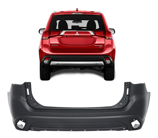 Parachoque Traseiro Mitsubishi Outlander 2016 2017 2018 6410C798ZZ