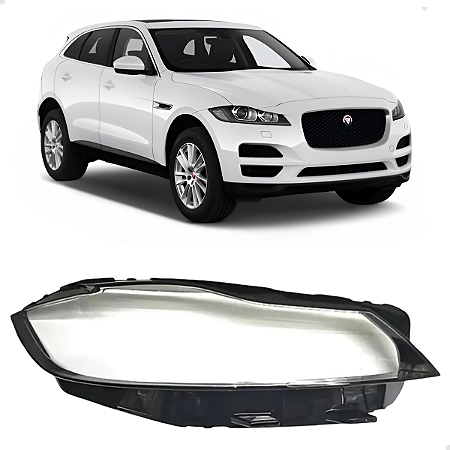 Lente Farol Jaguar F-Pace 2016 2017 2018 2019 2020 Direito Passageiro