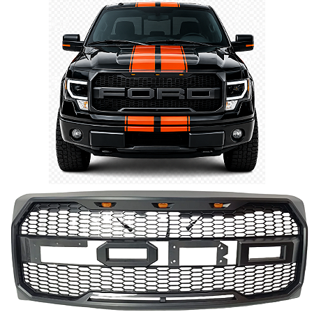 Grade Dianteira Ford F150 Raptor 2009 2010 2011 2012 2013 2014 Preta