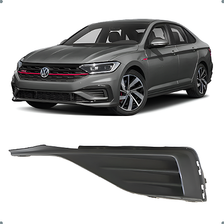 Moldura Grade Milha Dianteira Jetta Gli 2019 2020 2021 Le