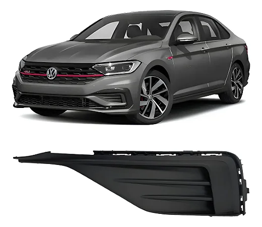 Moldura Grade Milha Dianteira Jetta Gli 2019 2020 2021 Le