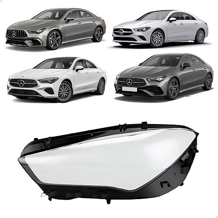 Lente Farol Dianteiro Classe Cla Cla200 Cla250 Cla45 Cla35 AMG 2020 2021 2022 2023 2024 2025 2026 Esquerdo Motorista A1189063100 A1189063300