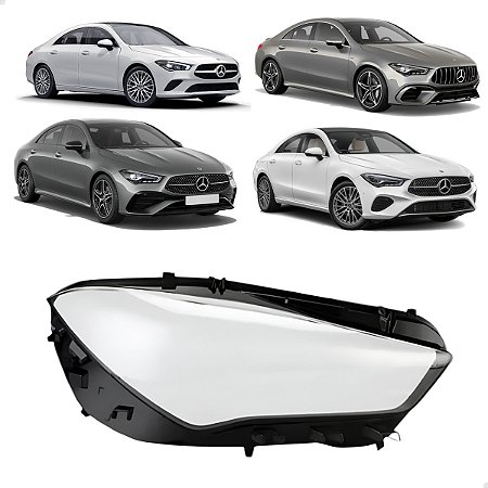 Lente Farol Dianteiro Cla200 Cla250 Cla35 Cla45 AMG 2020 2021 2022 2023 2024 2025 2026 Direito Passageiro A1189063200 A1189063400