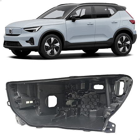 Carcaça Farol Volvo Xc40 2018 2019 2020 21 22 2023 Esquerdo Motorista