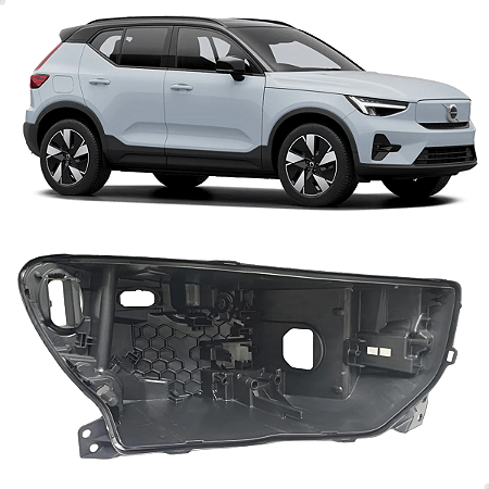 Carcaça Farol Volvo Xc40 2018 2019 2020 2021 22 2023 Direito Passageiro