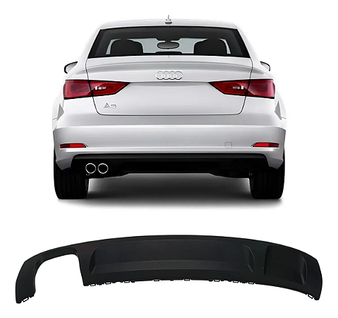 Spoiler Parachoque Traseiro Audi A3 Sedan 2013 2014 2015 2016 8V5807521B