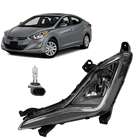 Farol De Milha Auxiliar Lado Esquerdo Motorista Elantra 2014 2015 2016 92201-3X210