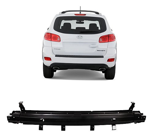 Alma Viga Parachoque Traseiro Santa Fé 2007 2010 866302b000