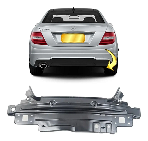 Painel Traseiro Suporte Parachoque Mercedes C180 C200 2012 2013 2014 A2046401771