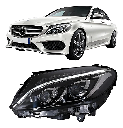 Farol Bi Xenon Motorista Mercedes C250 C300 C450 C63 2015 2016 2017 2018 A2059068701